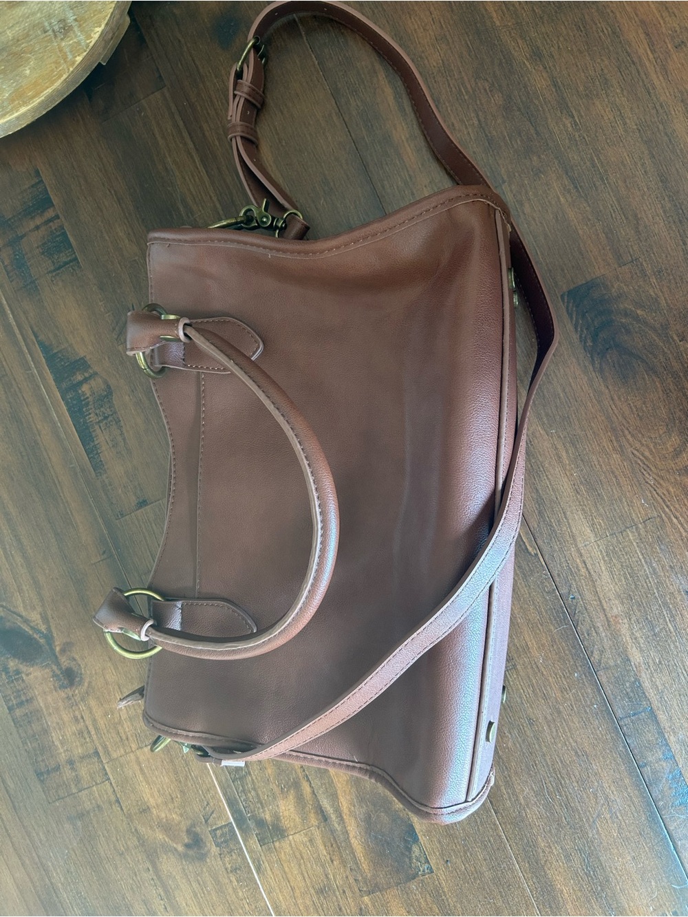 Frye and Co. Core Satchel Bag Cognac Brown Great Condition - Picture 11 of 11